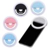 Anel Iluminador LED para Selfies, com Clipe para Smartphone X075