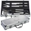 Kit Churrasco Personalizado 4 Peças com Maleta de Alumínio K098