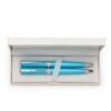 Kit Canetas Metálicas com Estojo de Couro KCL026