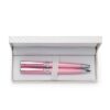 Kit Canetas Metálicas com Estojo de Couro KCL026