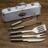 Kit Churrasco Personalizado 4 Peças com Maleta de Alumínio K098