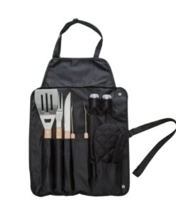 Kit Churrasco Personalizado de 6 Peças com Avental K095