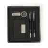 Kit 4 Peças - Porta Cartão, Caneta, Lapiseira e Chaveiro - K312