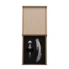 Kit Mini Vinho de 2 Peças em Estojo de Madeira K132