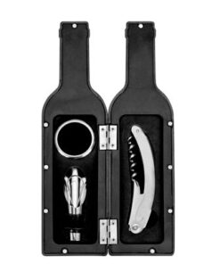 Kit Vinho Formato Garrafa Com 3 Peças K223
