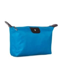Necessaire Feminina em Nylon com Detalhes em Couro 26 x 11 cm N144