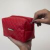 Necessaire de Viagem em Puff Matelassê Personalizada de 11,50 x 19,5 cm N127