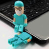Pendrive Profissões - Pendrive Médico Personalizado de 4Gb