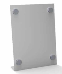 Porta retrato de mesa em aço inox L002