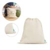 Sacola tipo mochila de algodão orgânico BS83