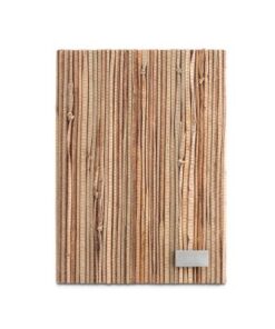Caderno A5 com capa dura em palha natural CD225