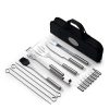 Kit Churrasco 17 Peças em estojo de nylon com alça K199