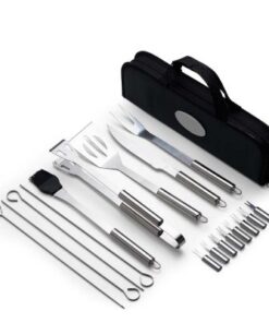 Kit Churrasco 17 Peças em estojo de nylon com alça K199