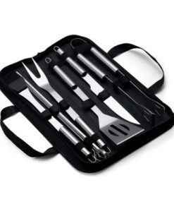 Kit Churrasco 9 Peças em estojo de nylon com alça K198
