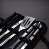Kit Churrasco 9 Peças em estojo de nylon com alça K198