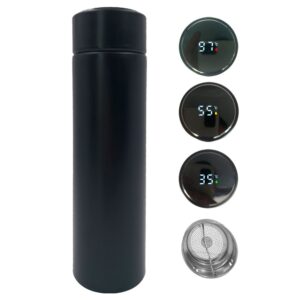 Garrafa Térmica de Aço inox com Termômetro Digital de 420 ml G172