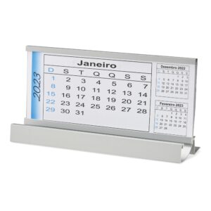 Calendário de mesa em Alumínio L015r