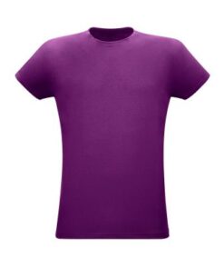 Camiseta unissex de corte regular em malha 100% polyester CM18-PLCR