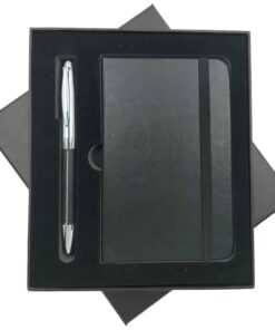 Kit de Caneta e Moleskine com Pauta - 2 Peças - K335