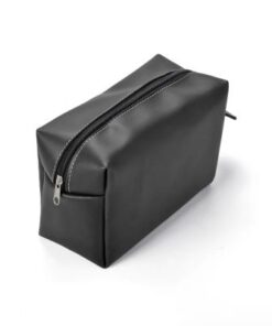 Necessaire de couro sintético com pegador lateral N031