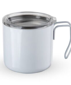 Caneca Inox com Parede Dupla - 350ml de Capacidade -  G130