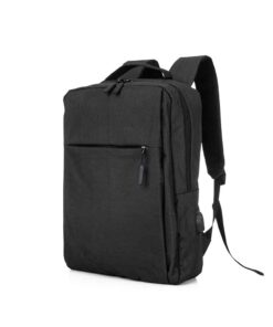 Mochila para Notebook de Nylon com USB  com Três Compartimentos MCN93