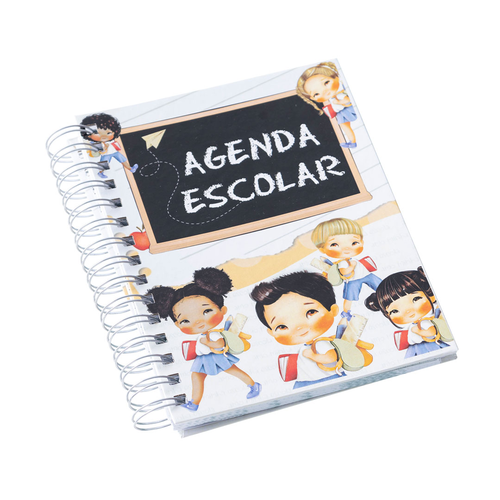 Agenda Escolar Infantil - Capa Estampada AG284 - Imagem 2