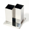 Porta-Canetas de Aço Inox com Base Personalizado L026