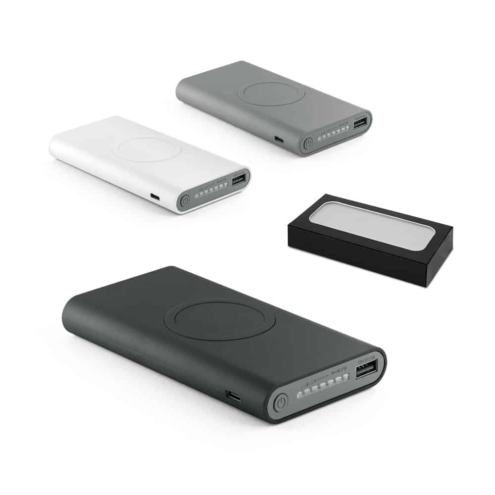 Bateria Portátil Wireless Personalizada 10.000 mAh X105 - Imagem 12