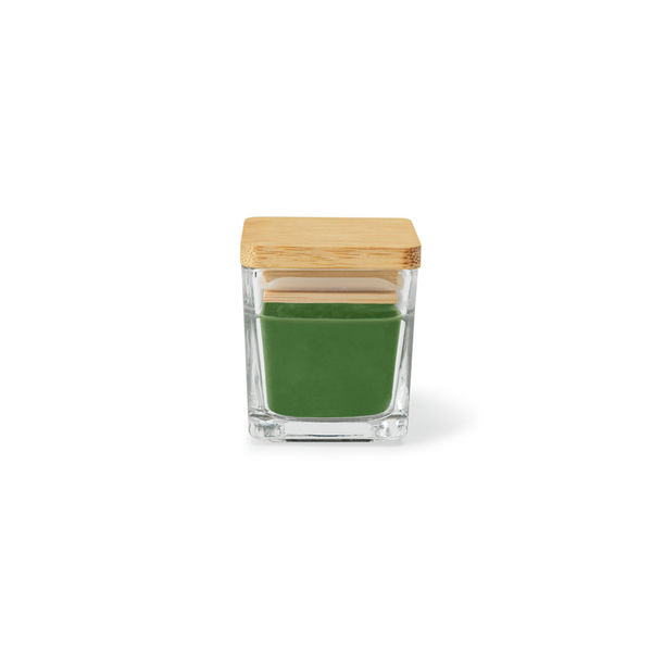 Vela Aromática Personalizada 50g em Copo de Vidro com Tampa de Bambu - Imagem 18