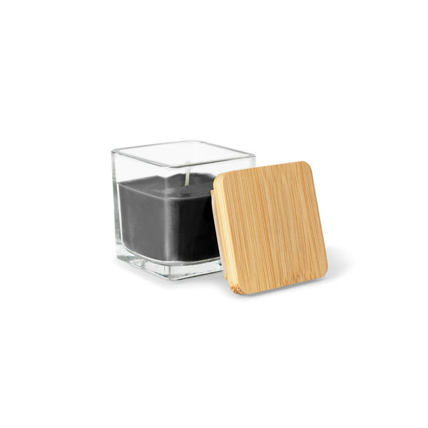 Vela Aromática Personalizada 50g em Copo de Vidro com Tampa de Bambu - Imagem 13