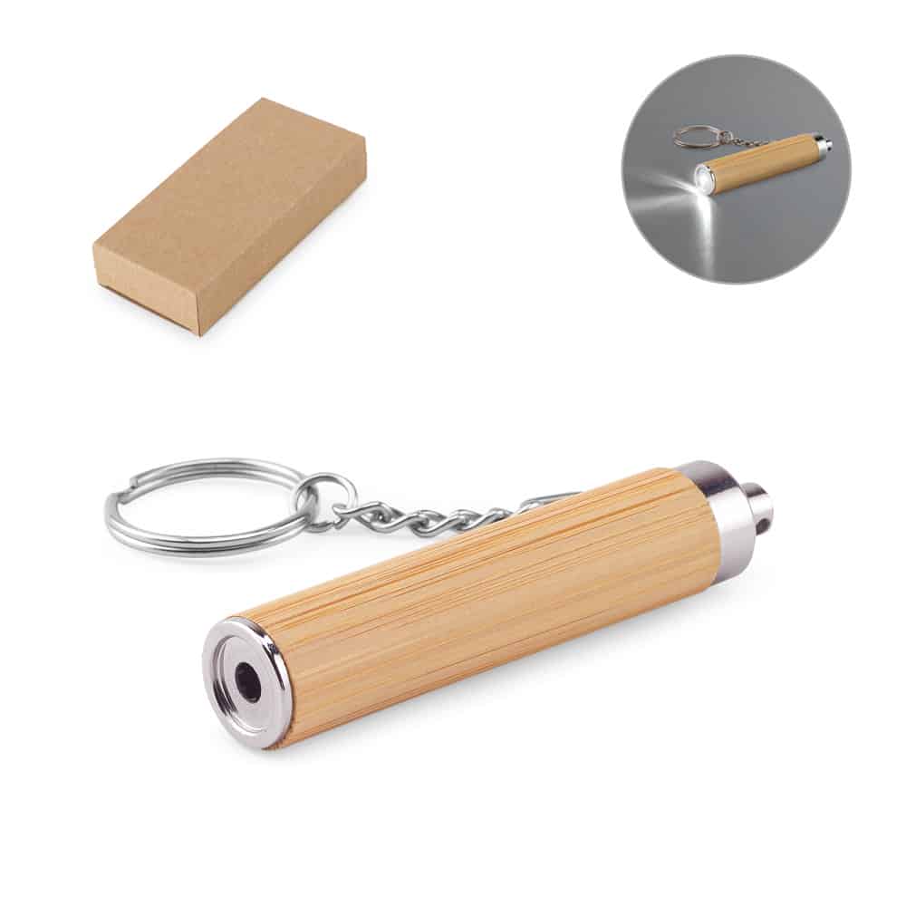 Chaveiro com Lanterna LED Ecológico Personalizado S185 - Imagem 2