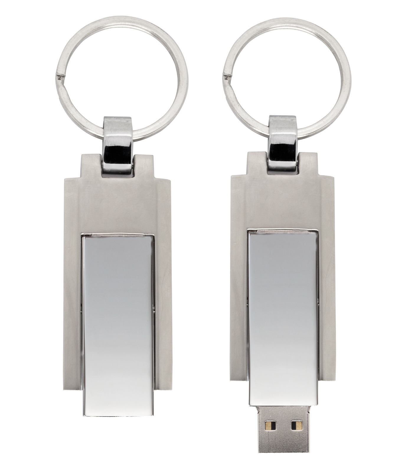 Pen Drive Metálico Personalizado com Chaveiro PD21