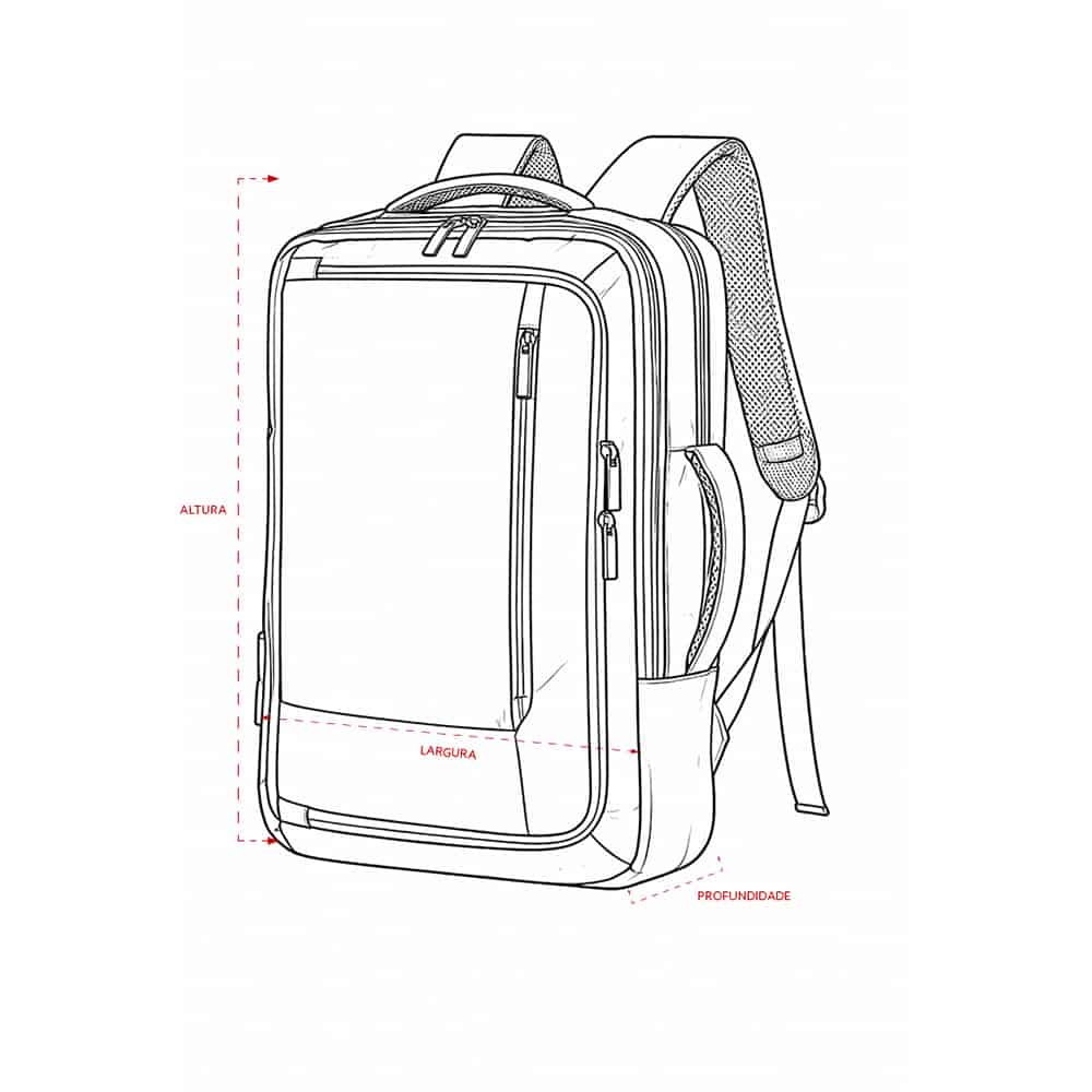 Mochila para Notebook Personalizada 19 litros MCN150 - Imagem 8
