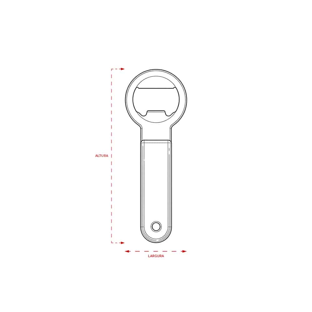 Abridor de Garrafas Personalizado com Logo CHR054 - Imagem 3