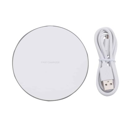 Carregador Por Indução Personalizado Com LED RGB X113 | Brinde HiTech