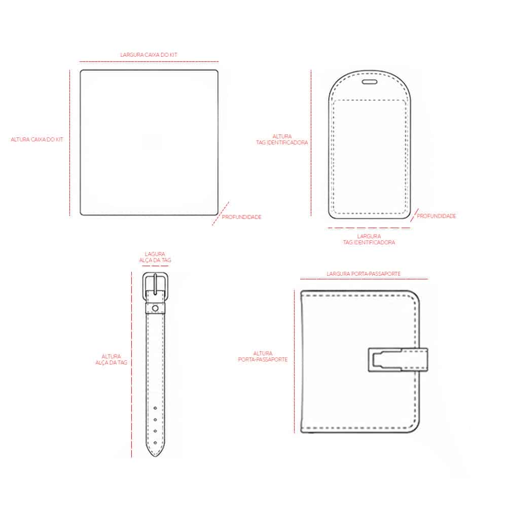 Kit de Viagem Personalizado K371 - Imagem 11
