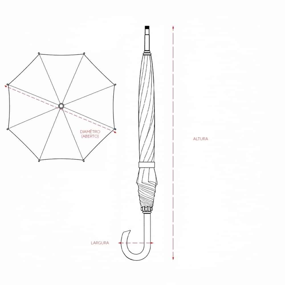 Guarda-Chuva Automático Personalizado GC050 - Imagem 9